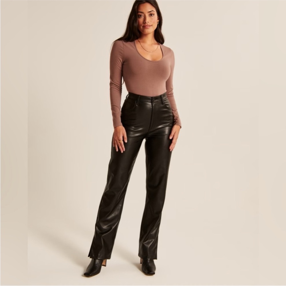 Abercrombie Faux Leather Pant